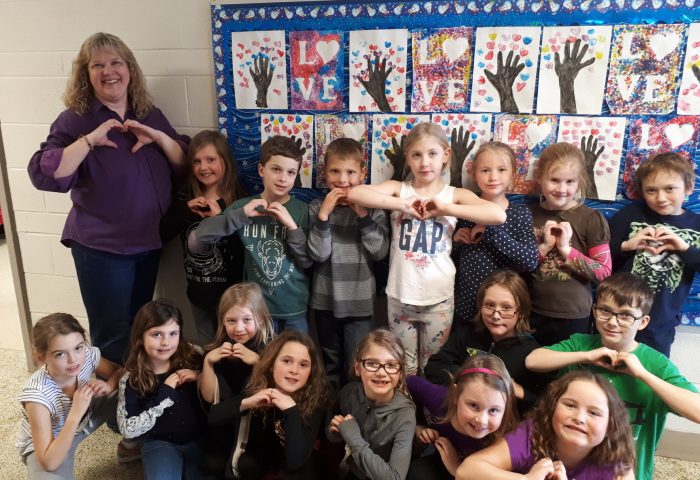 One hundred days of school marked by 300 acts of kindness at Leslie Frost
