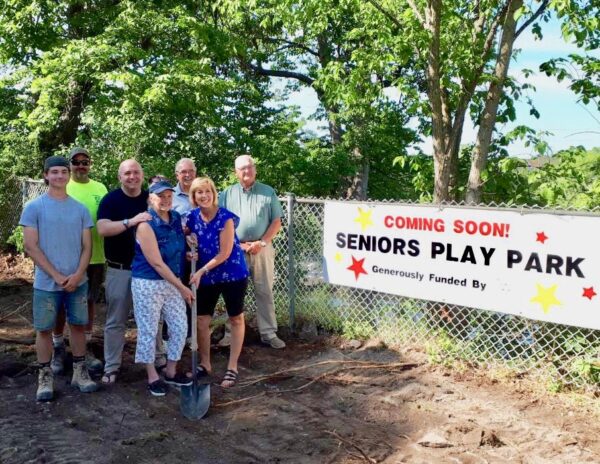 Groundbreaking Ceremony for a Seniors’ Play Park in Fenelon Falls