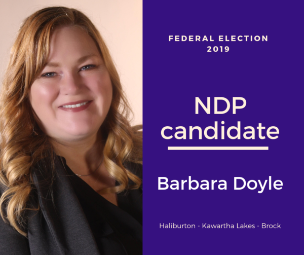 Federal election Q & A with Barbara Doyle of the New Democratic Party (NDP)