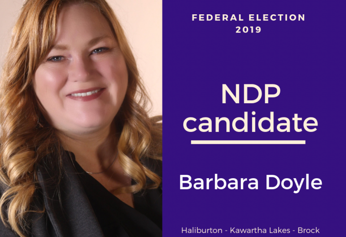 Federal election Q & A with Barbara Doyle of the New Democratic Party (NDP)