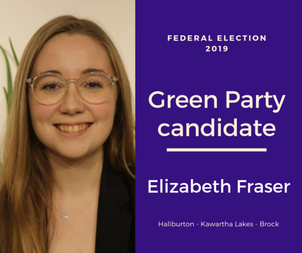 Federal election Q & A with Elizabeth Fraser of the Green Party of Canada
