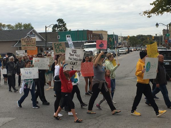 Fenelon Falls joins Lindsay in climate strike action