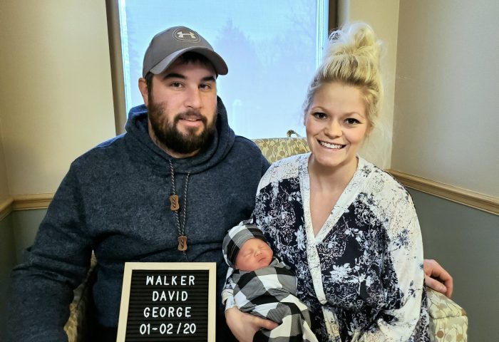First baby of 2020: Baby Walker starts 'the year off with a bang'