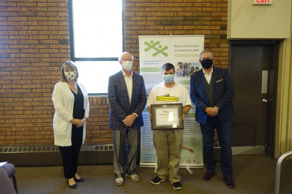 Nathan Tamlin, 2020 youth award recipient