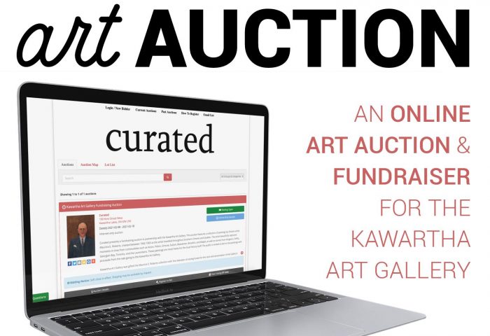 Art auction poster