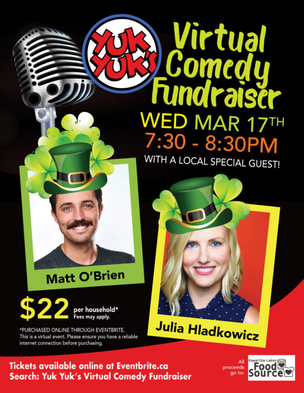 KLFS Yuk Yuk's Virtual Comedy Fundraiser Poster