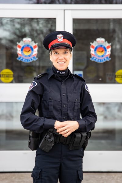 Sgt. Deb Hagarty takes on a more visible community role. Photo: Erin Burrell.